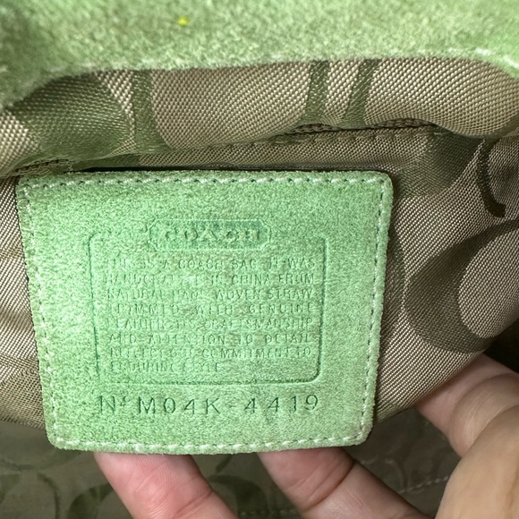 Limited Edition Coach Hand Woven Handbag - Picture 7 of 12